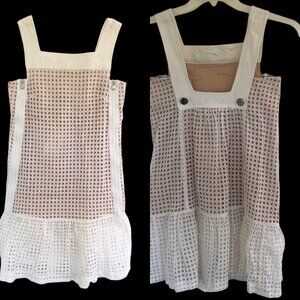 Spportmax Mesh Eyelet Drop Waist Dress Size 2